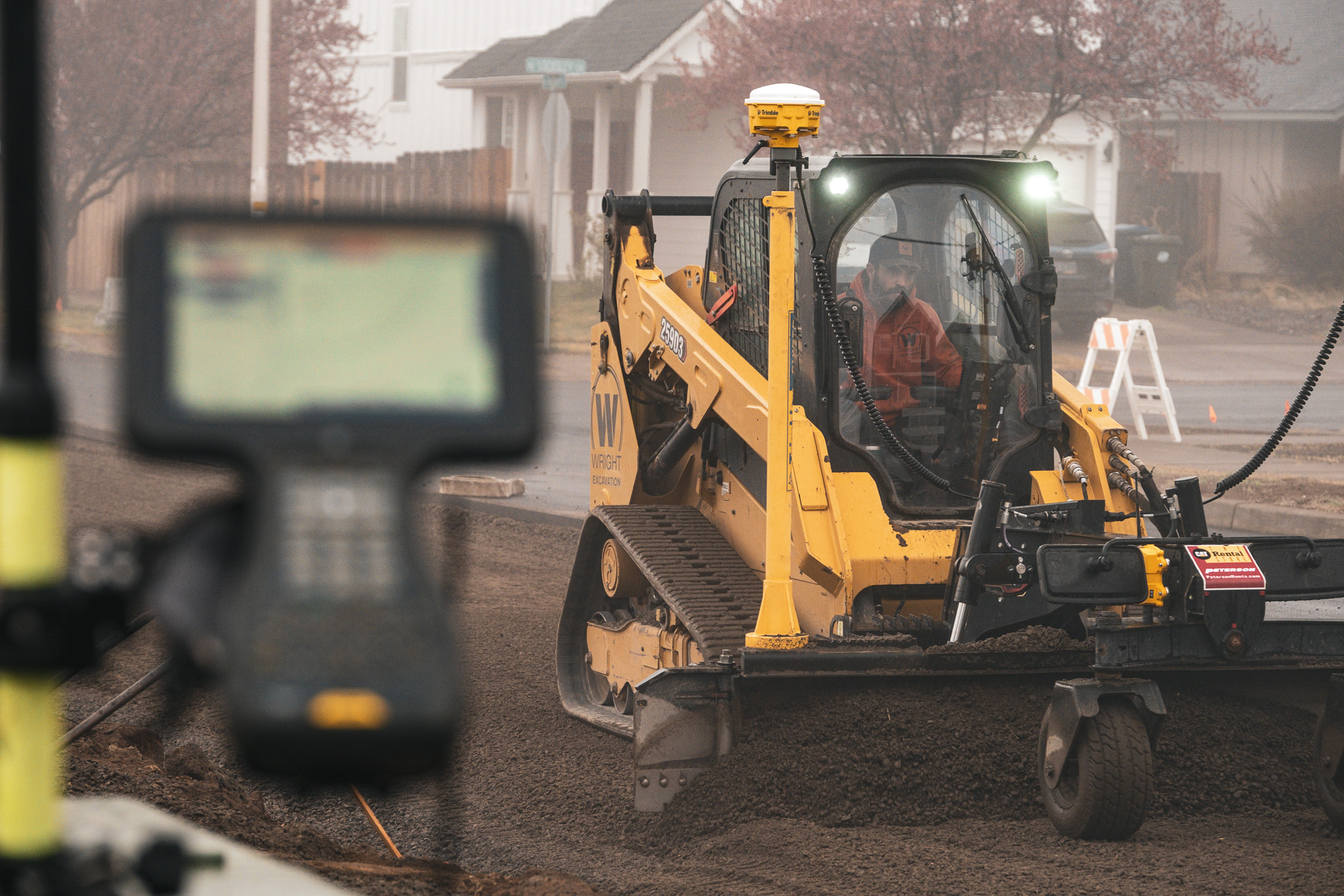 Foundation excavation